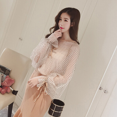 

Sustory womens 2017 spring sexy perspective wave tops womens self-cultivation small sling high waist half-length skirt three-piece suit SU088 khaki M