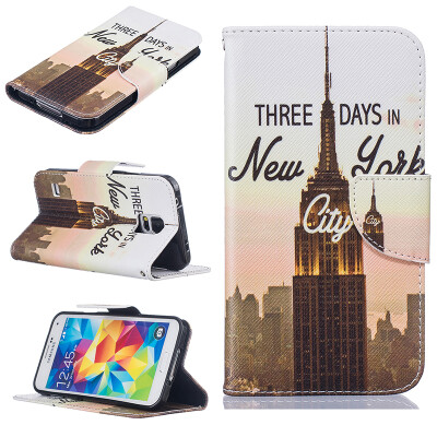 

Tower Design PU Leather Flip Cover Wallet Card Holder Case for SAMSUNG GALAXY S5