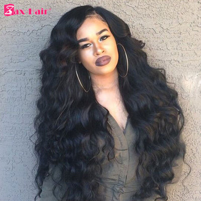 

Glueless Full Lace Human Hair Wigs Body Wave Full Lace Wig For Black Women Virgin Brazilian Lace Wig 180% Density Zax Hair