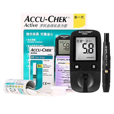 

Рош (Roche) Accu-Chek глюкометр Vigor (входят 25 тест-полоски и ланцеты)