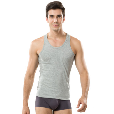 

(TINSINO) мужской жилет удобный удобный sweat sweat sweat белый + серый 2 штуки установлен XL
