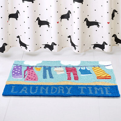 

Youli carpet loop velvet door mat non-slip absorbent cute mats to wash clothes 500MMx800MM