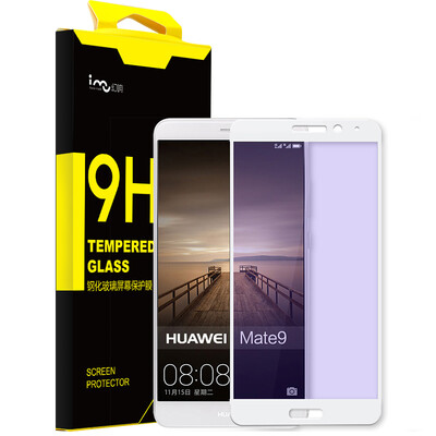 

(I-mu) Стальная пленка Huawei Mate9 полная охват анти-синий 3D мягкий край антибликовый взрывозащищенный стеклянный пленочный телефон защитная пленка 5,9 дюйма (включая набор инструментов)