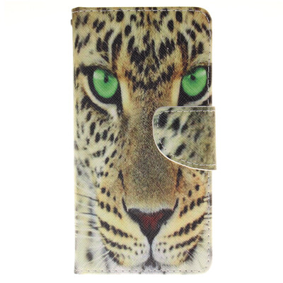 

Yellow tiger Design PU Leather Flip Cover Wallet Card Holder Case for HUAWEI P9 Lite