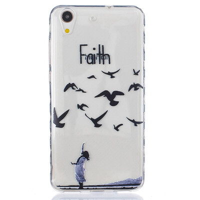 

Woman birdie Pattern Soft Thin TPU Rubber Silicone Gel Case Cover for HUAWEI Honor 5A/Y6 II