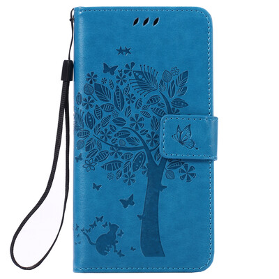 

Blue Tree Design PU Leather Flip Cover Wallet Card Holder Case for SONY Z3