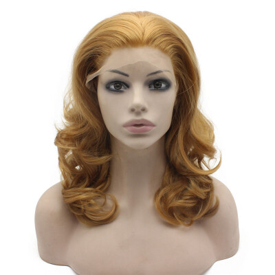 

Iwona Synthetic Hair Lace Front Shoulder Wavy Blonde Natural Wigg