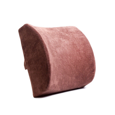 

Flying (Feitian) Increased Thicker Office Lumbar Cushion Four Seasons Seat Car Car Back Pad Memory Cotton Maternity Sleeves Velvet Rose