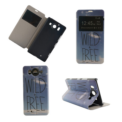 

Wild Free Design Кожа PU откидной крышки Кошелек для карты Держатель чехол для Microsoft Lumia 950