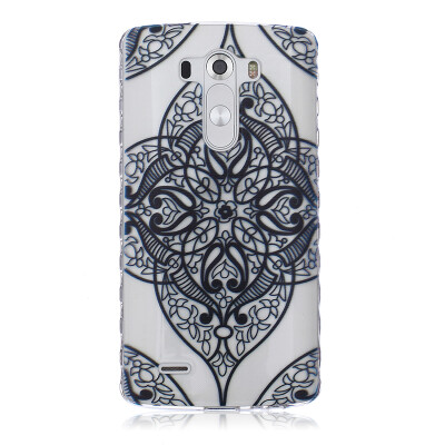 

Black love Pattern Soft Thin TPU Rubber Silicone Gel Case Cover for LG G3