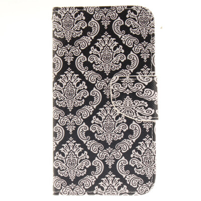 

Totem flowers Design PU Leather Flip Cover Wallet Card Holder Case for Nokia Lumia N640