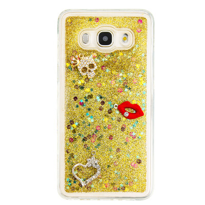 

Dynamic Quicksand Glitter Liquid Soft TPU Case Cover For SAMSUNG J510