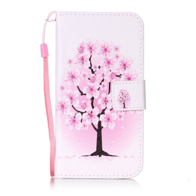 

Peach Blossom Design PU Leather Flip Cover Wallet Card Holder Case for Huawei Nova/CAZ-AL10