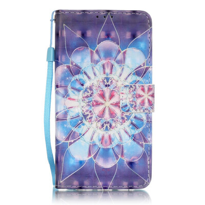 

Colourful Flower Design PU Leather Flip Cover Wallet Card Holder Case for HUAWEI P9 LITE