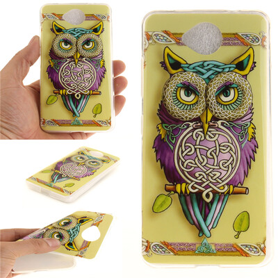 

Owl Pattern Soft Thin TPU Rubber Silicone Gel Case Cover for Nokia Lumia650