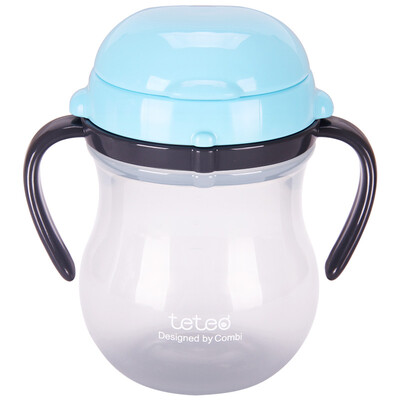 

Combi childrens water cup Japan imported teteo wide mouth training cup 300ml