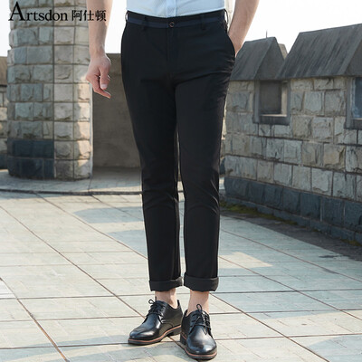 

ARTSDON Men Flat-Front Pant