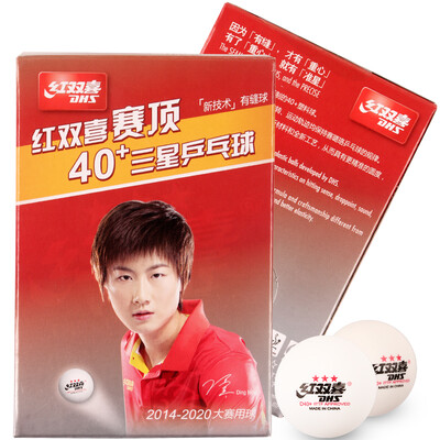 

Red Double Happiness Настольный теннис Матч Top Samsung 40+ White (6)