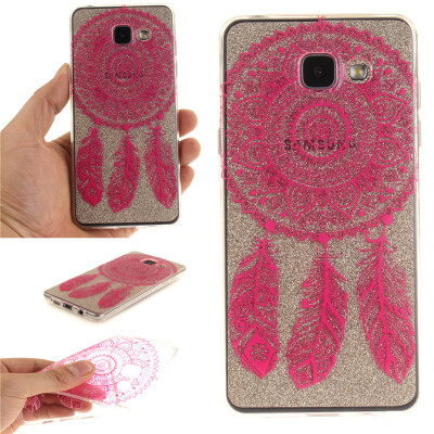 

Rose wind chimes Pattern Soft Thin TPU Rubber Silicone Gel Case Cover for SAMSUNG GALAXY A5 2016/A5100