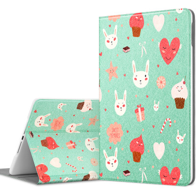 

Иллюстратора Apple, новый IPad защитная крышка 2017 года новый iPad7 защитной оболочки кобуры мультфильм популярные бренды стоят 9,7 дюйма мэн Друзья серии сладкое время