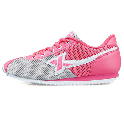 

(XTEP) женский модный удобный сетчатый дышащий движок Agan Casual shoes 986218329973 серый красный 40