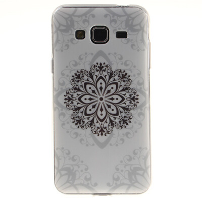 

Datura flowers Pattern Soft Thin TPU Rubber Silicone Gel Case Cover for SAMSUNG GALAXY J3Galaxy J3 2016 SM-J320