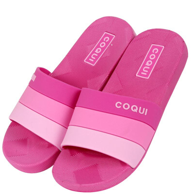 

Jingdong supermarket cool coqui bathroom slippers couple slippers gradient color home cool slippers purple 38 yards LJ85492