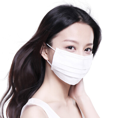 

epc daily protective mask dust&haze love men&women anti-pollen mask thick breathable 20 Pack white