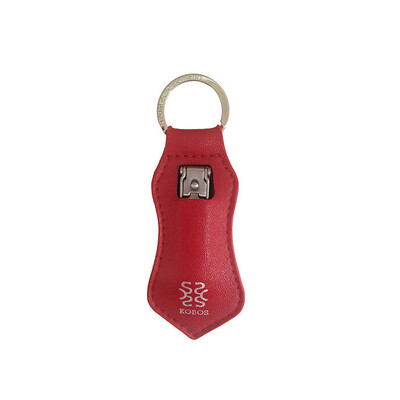 

Kebao KOBOS KB-1503 flat nail clippers ultra-thin folding nails cut nail clippers with leather red