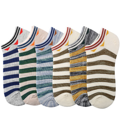 

[Jingdong supermarket] cat people (MiiOW) [6 pairs] men socks boat socks male cotton business leisure sports shallow mouth socks men socks hidden socks