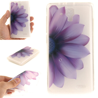 

Half flower Pattern Soft Thin TPU Rubber Silicone Gel Case Cover for Lenovo A536