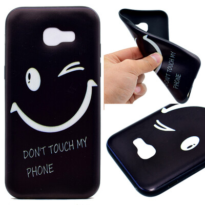 

Улыбающиеся лица картины мягкий тонкий ТПУ резиновый силиконовый гель Дело Чехол для Samsung Galaxy J3 2017/J327