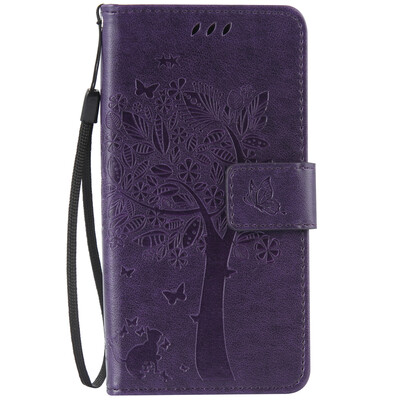 

Purple Tree Design PU кожа флип крышку кошелек карты держатель чехол для Zenfone Go ZB452KG