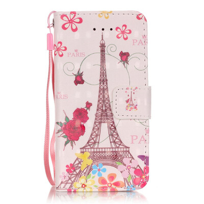 

Eiffel Tower Design PU Leather Flip Cover Wallet Card Holder Case for IPHONE 5