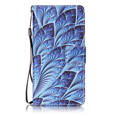 

Blue Dazzle Design PU Leather Flip Cover Wallet Card Holder Case for Huawei P9 Lite/G9