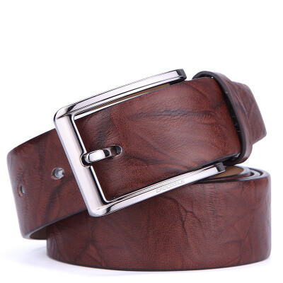 

Crocodile (CROCODILE) Business casual men's belt buckle buckle leather belt tide 13671102-03 brown