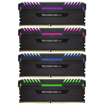 

Американский пиратский корабль (USCORSAIR) Мстители LED полоса DDR4 3000 64GB (16Gx4 бар) красная настольная память