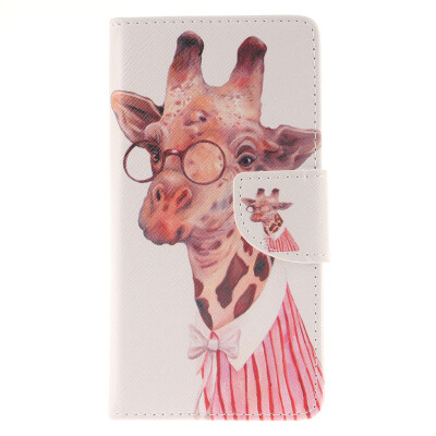 

Giraffe Design PU Leather Flip Cover Wallet Card Holder Case for Sony Xperia Z3