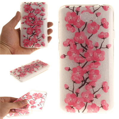 

Lovely flowers Pattern Soft Thin TPU Rubber Silicone Gel Case Cover for Huawei Y5 II