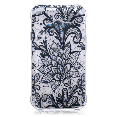 

Black Rose Pattern Soft Thin TPU Rubber Silicone Gel Case Cover for SAMSUNG GALAXY J1 Ace