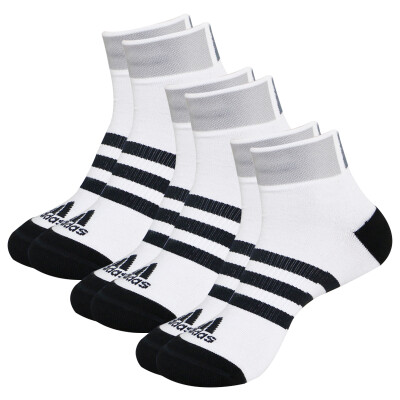 

Adidas adidas badminton socks men and women socks towel bottom sports socks three pairs of black  code 39-42 yards