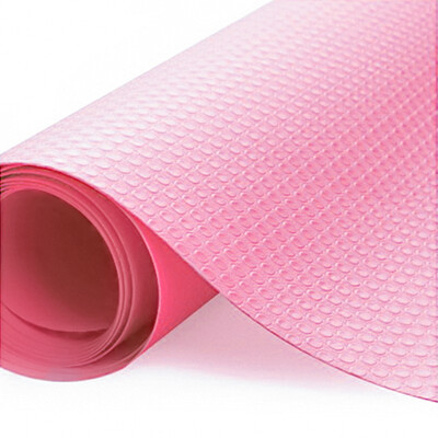 

FOOJO rich can be cut waterproof anti-oil mattress tablecloth moisture-proof cabinet drawer pad 45 150cm pink