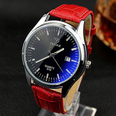 

Ya Zhuo Lun business watches 2017 spring new Korean men and women fashion models blue light luminous YZL0568TH-4