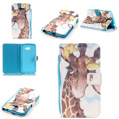 

Balloon&bear Design PU Leather Flip Cover Wallet Card Holder Case for LG K7