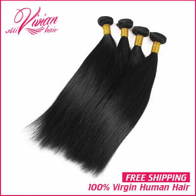 

Cheap Malaysian Virgin Hair Straight 4 Bundles Malaysian Hair 100g/pcs Human Hair Extensions 100% Unprocessed Virgin Human Hair