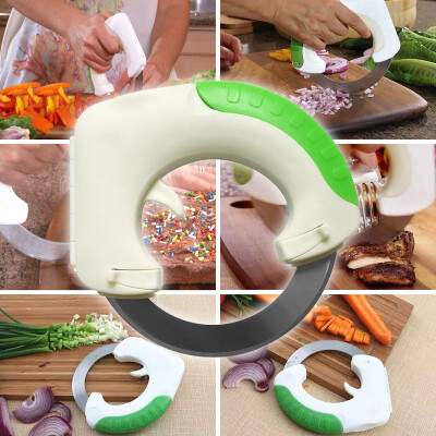 

MyMei Hot Rolling Knife Wheel Circular Kitchen Cutter Pizza Knife Pastry Chopper New