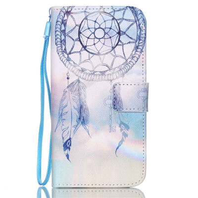 

Dreamcatcher Design PU Leather Flip Cover Wallet Card Holder Case for SAMSUNG S6