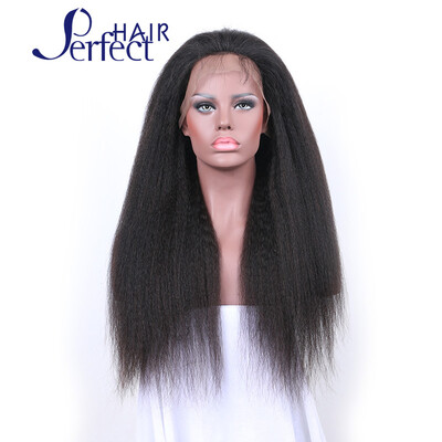 

Brazilian Kinky Straight Glueless Full Lace Human Hair Wigs Lace Front Wigs Black Women Italian Yaki Full Lace Wigs Baby Hair