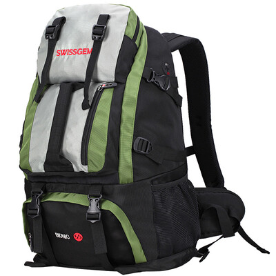 

SVVISSGEM Shoulder Bag Large Capacity Multi-Function Outdoor Leisure Mountaineering Bag SA-9836 Red 55L