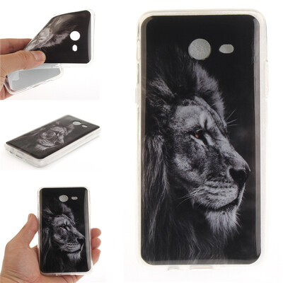 

Black lion Pattern Soft Thin TPU Rubber Silicone Gel Case Cover for SAMSUNG GALAXY J5 2017J530